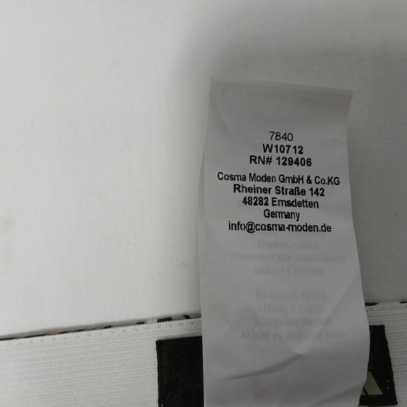 Cos Floral Cotton Ankle Pants. Ladies Size 10p - Picture 7 of 8